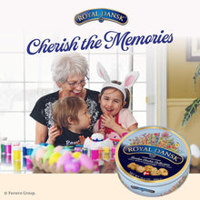 Royal Dansk Garden Cookie Collection & Danish Butter Cookies, 4-Pack, Includes Two 12 oz and Two 10.6 oz Tins