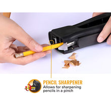 Bostitch Eco-Friendly 4-in-1 Manual Standup Stapler, Built-in Remover, Pencil Sharpener and Staple Storage.