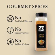27 Peaks Gourmet No Artificial Flavors Garam Masala, 12.3 oz Bottle
