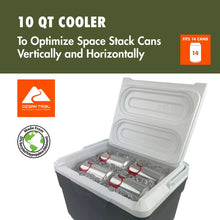 Ozark Trail 10 Quart Hard Side Cooler, 14-Can Capacity, Gray
