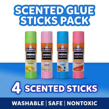 Elmer’s Scented Clear Glue Sticks, Safe and Nontoxic, Assorted Scents, 4 Count