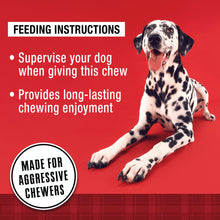 Ol' Roy 5" Stuffed Shin Dog Dry Chew Bone, Bacon & Cheese 1 Count