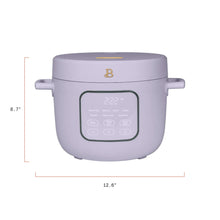 Beautiful 14-Cup Cooked, 6-Cups Uncooked Electric Rice and Grain Cooker, EverGood™ Ceramic Nonstick Coating, by Drew Barrymore