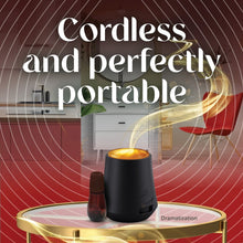Air Wick Essential Mist Cordless Oil Diffuser, Apple Cinnamon Medley, 1 diffuser + 3 refills