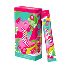 Alani Nu CHERRY TWIST Energy Sticks, Energy Drink Powder, 200mg Caffeine, Pre Workout Performance with Antioxidants, On-The-Go Drink Mix, Biotin, B Vitamins, Zero Sugar, 5-10 Calories, 10 Pack