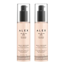 Alex MD PhD Daily Defense Mineral Anti-Aging Sunscreen SPF 50+ 2pk