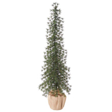 Alpine Artificial Trees with LED Lights, Set of 3