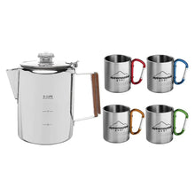 AlpineMountainGear5-pieceStainlessSteelCoffeeSet - USA Mega Market
