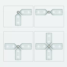 AluminumCornerTensionPoleCaddyGray - USA Mega Market