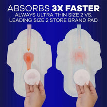 Always Ultra Thin Overnight Pads with Wings, Size 4, 80 ct.