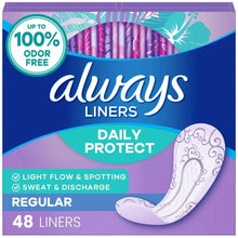 AlwaysDailyProtectPantyLiners-RegularLength-Unscented-48Count11-_1 - USA Mega Market