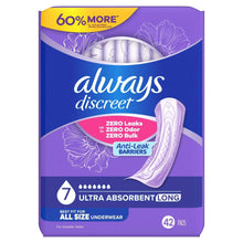 AlwaysDiscreetAdultIncontinencePadsforWomen-UltimateExtraAbsorbency-LongLength-PostpartumPads-42_5677_10 - USA Mega Market