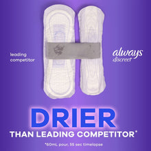 Always Discreet Adult Incontinence Pads for Women, Heavy Absorbency, Long Length, Postpartum Pads, 39 Count