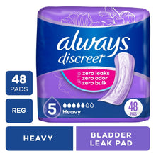 AlwaysDiscreetAdultIncontinencePadsforWomen_HeavyAbsorbency_RegularLength_PostpartumPads_48Count6 - USA Mega Market