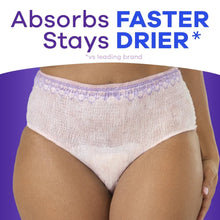 Always Discreet Adult Incontinence Underwear for Women and Postpartum Underwear, XL, Up to 100% Bladder Leak Protection, 28 Count