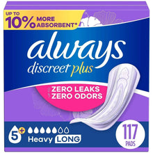 AlwaysDiscreetIncontinencePads-HeavyLong-117ct-5-_1 - USA Mega Market