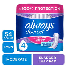 AlwaysDiscreetPads-ModerateAbsorbency-Long54Count-_12 - USA Mega Market