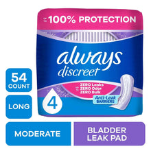 AlwaysDiscreetPads-ModerateAbsorbency-Long54Count11-_1 - USA Mega Market