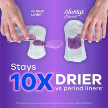 AlwaysDiscreetplusIncontinenceLinersforWomen-VeryLightLong-132ct-5-_5 - Brands For Less USA