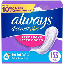AlwaysDiscreetplusIncontinencePadsforWomen-Moderate-153ct-9-_1 - Brands For Less USA