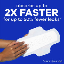 Always Infinity FlexFoam Pads, Size 5, Extra Heavy Overnight, Wings, Unscented, 66 Count