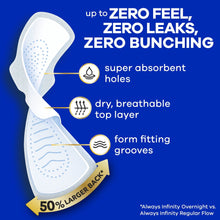 Always Infinity FlexFoam Pads, Size 5, Extra Heavy Overnight, Wings, Unscented, 66 Count