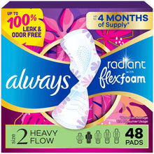 AlwaysRadiantPads_FlexFoamPad_Wings_Heavy_Size2_LightCleanScent_36Count11 - USA Mega Market