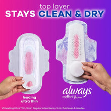 Always Radiant Pads, FlexFoam Pad, Wings, Heavy, Size 2, Light Clean Scent, 36 Count