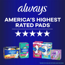 Always Ultra Thin Overnight Pads with Wings, Size 4, Overnight, 96 Count (PACK OF 3 )