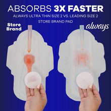 Always Ultra Thin Pads with Wings, Size 5, Extra Heavy Overnight Absorbency, 60 Count (PACK OF 3 )