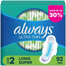 AlwaysUltraThinSize2LongSuperPadswithFlexi-Wings_92ct.-Unscented - Brands For Less USA