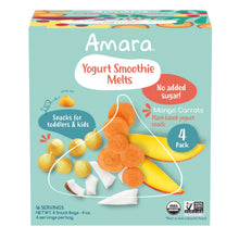 Amara Organic Yogurt Smoothie Melts 4 (1 oz.) Bags Per Box