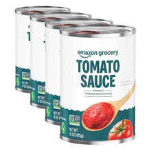 Amazon Fresh, Tomato Sauce, 15 Oz (Previously Happy Belly, Packaging May Vary) (Pack of 4)