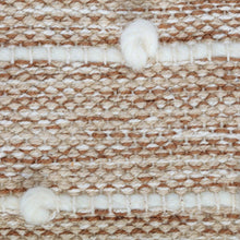 Anji Mountain Handloom Pouf, Woven with Wool