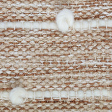 Anji Mountain Handloom Pouf, Woven with Wool