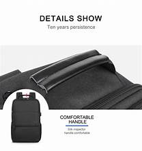 Anti-Theft Laptop Backpack, Waterproof, 15.6 Inch, USB Charging Port, Multi-Compartment for Travel & Office (Black)