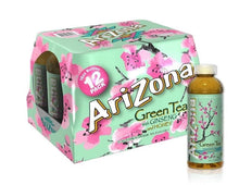 Arizona Green Tea with Ginseng and Honey, 16 Fl Oz (Pack of 12)