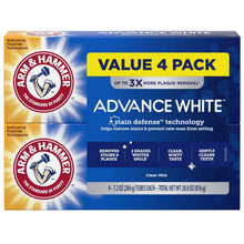 Arm & Hammer Dental Care Advance White Toothpaste, 7.2 oz., 4 pk.