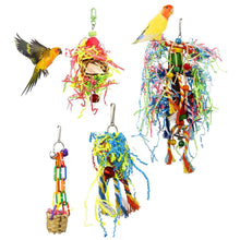 Armscye-4-Pack-Bird-Shredding-Toys-Parrots-Chewing-Hanging-Foraging-Toys-Parrots-Cage-Shredder-T_9098_1 - USA Mega Market