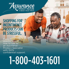 Assurance Unisex Maximum Incontinence Briefs with Tabs, Bariatric 40 Count