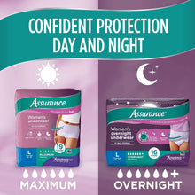 AssuranceWomen-sOvernightIncontinenceandPostpartumUnderwear-L-UltimateAbsorbency-16Count5-d6c725_5081_5 - USA Mega Market