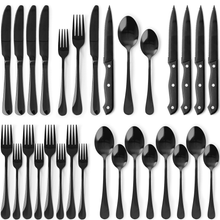 Astercook-25-Pieces-Black-Silverware-Set-Steak-Knives-Black-Flatware-Set-4-Food-Grade-410-Stainless-Steel-Tableware-Cutlery-Set-Eating-Mirror-Polishe_64ca478e-15c5-446b-9303-ef7bd5d2d_75649d06-465e-4023-8881-f9dcbd193d45 - USA Mega Market