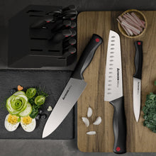 Astercook Knife set, 14-Piece Kitchen Knife Set with Built-in Sharpener, High Carbon German Stainless Steel Knives Block Sets, Ultra Sharp & Rust Resistant, Dishwasher Safe - USA MEGA SHOP