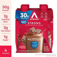 Atkins Milk Chocolate Protein Rich Shake, 15g Protein, 15 ct./11 oz.