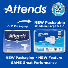 Attends Adult Incontinence Brief M Heavy Absorbency Contoured, DDA20, Heavy to Severe, 24 Ct