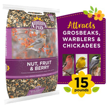 Audubon Park Nut, Fruit & Berry Wild Bird Food, Dry, 1 Count per Pack, 15 lb. Bag