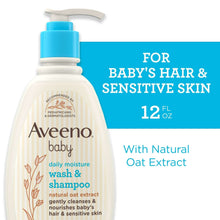 AveenoBabyDailyMoistureBathBodyWash-Shampoo-OatExtract-12floz6-_1 - USA Mega Market