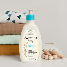 Aveeno Baby Daily Moisture Body Lotion for Baby and Toddler with Prebiotic Oatmeal, 12 fl oz