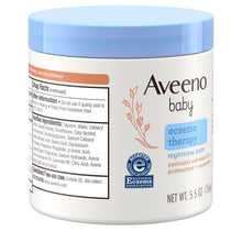 Aveeno Baby Eczema Therapy Nighttime Body Balm, Colloidal Oatmeal, 5.5 oz