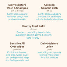 Aveeno Baby Welcome Little One Gift Set, Nourishing Oat, 5 items